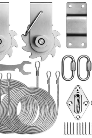 Tension Ratchet Winch Square Sun Shade Wire Installation Kit