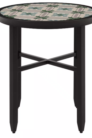 Hampton Bay Ellington Steel Bistro Table With Tile Top