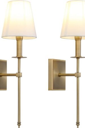 Set of 2 Classic Rustic Industrial Wall Sconce