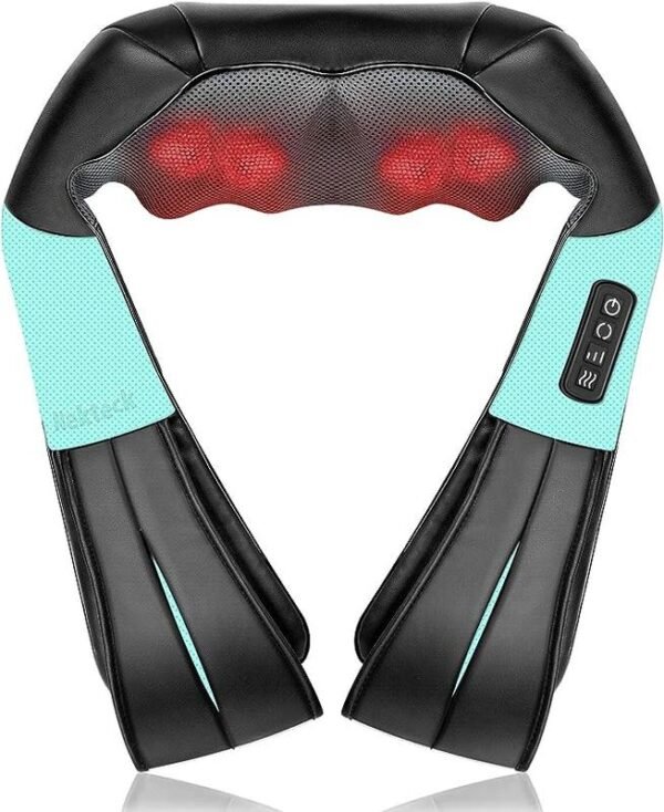Neck Shoulder Back Massager with Heat - Shiatsu Massager Adjustable Relaxing Gift Plug-in Comfort neck black massage devices Daily Lightweight - Image 9