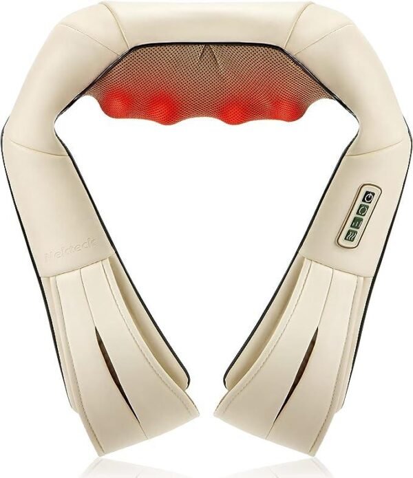 Neck Shoulder Back Massager with Heat - Shiatsu Massager Adjustable Relaxing Gift Plug-in Comfort neck black massage devices Daily Lightweight - Image 8