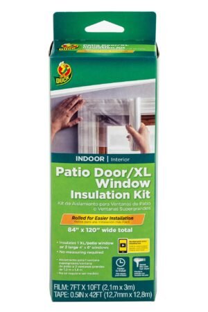 Duck Brand 84 in. x 120 in. Rolled Window Insulation Film Kit