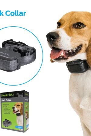 Premier Pet Bark Collar: Discourages Barking for All Size Dogs