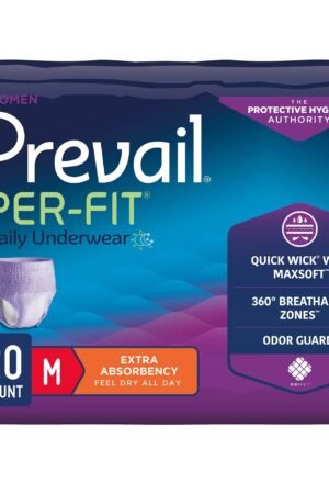 Prevail Disposable Underwear Female Medium, 20 Ct