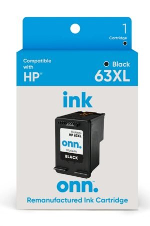 onn. Hp 63XL Black Ink Cartridge, EXP 09/24