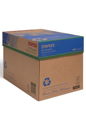 Staples 50% Recycled 11 x 17 Multipurpose Paper, 5 reams/ Case