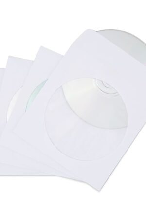 Staples Open End CD/DVD Envelopes, 50/Box