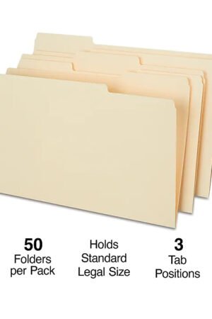 Staples Heavy Duty File Folder, 50/Box