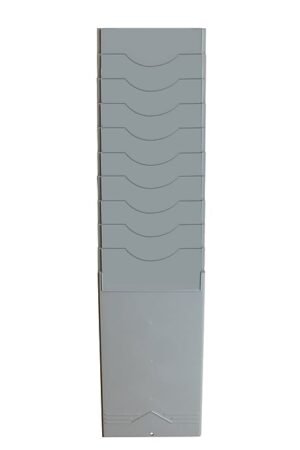 Pyramid Time Systems Time Card Rack, 9.25 x 5.125 x 2.25, 10 Pockets