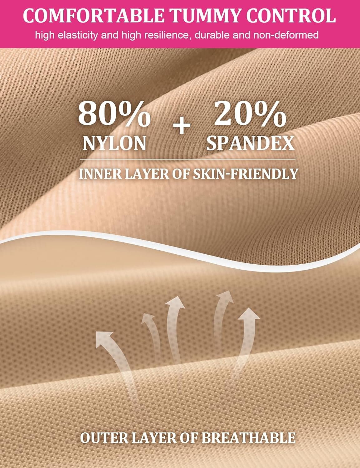 Waist Trainer for Women, Tummy Control Sports Girdle, Workout Body Shaper with Adjustable Shoulder Straps - Image 6