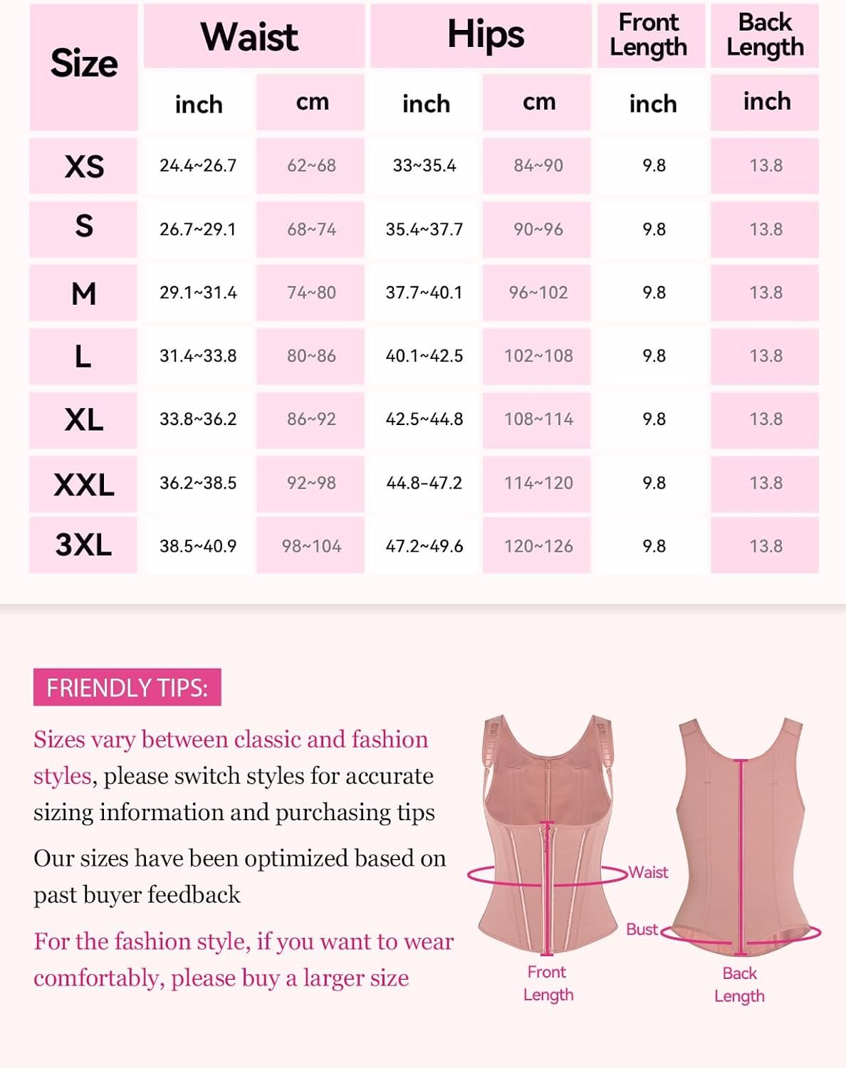 Waist Trainer for Women, Tummy Control Sports Girdle, Workout Body Shaper with Adjustable Shoulder Straps - Image 26