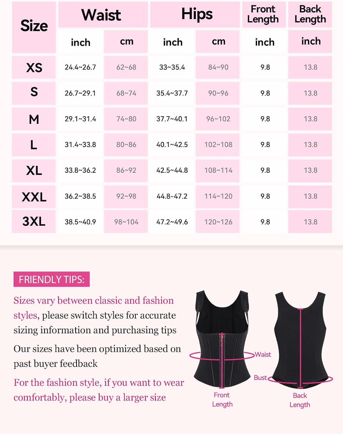 Waist Trainer for Women, Tummy Control Sports Girdle, Workout Body Shaper with Adjustable Shoulder Straps - Image 46