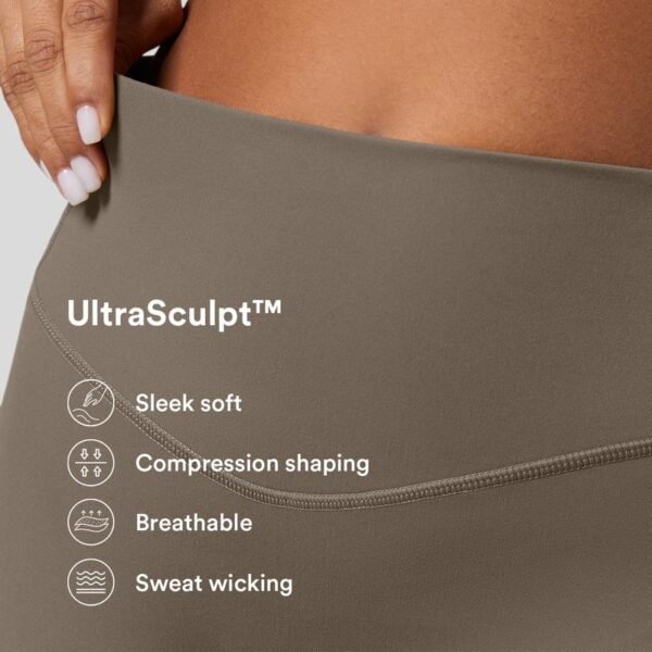 SoCinched High Waisted Tummy Control Side Pocket Shaping Training Leggings - Image 8