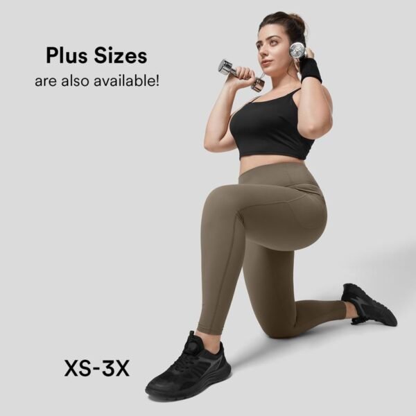 SoCinched High Waisted Tummy Control Side Pocket Shaping Training Leggings - Image 4