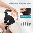 Cordless Knee Massager and Vibration,Adjustable Temperature Knee Massager with Clear Visible LED Screen