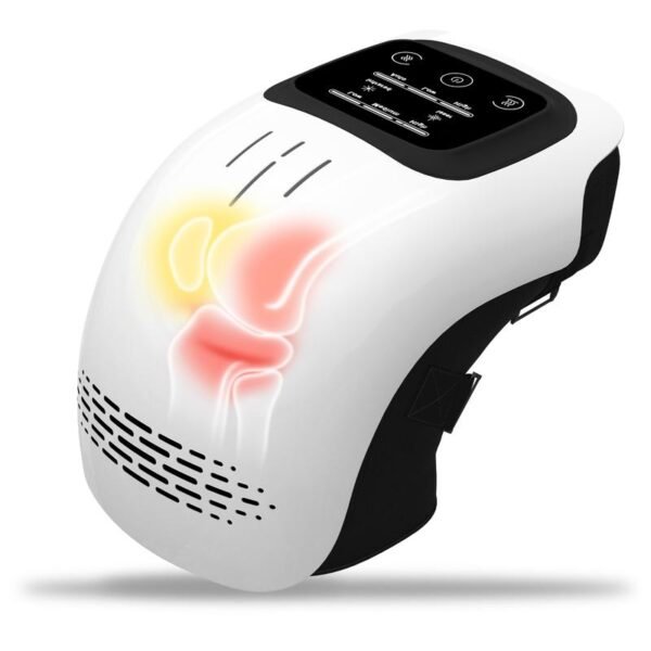 Cordless Knee Massager and Vibration,Adjustable Temperature Knee Massager with Clear Visible LED Screen