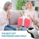 Cordless Knee Massager and Vibration,Adjustable Temperature Knee Massager with Clear Visible LED Screen