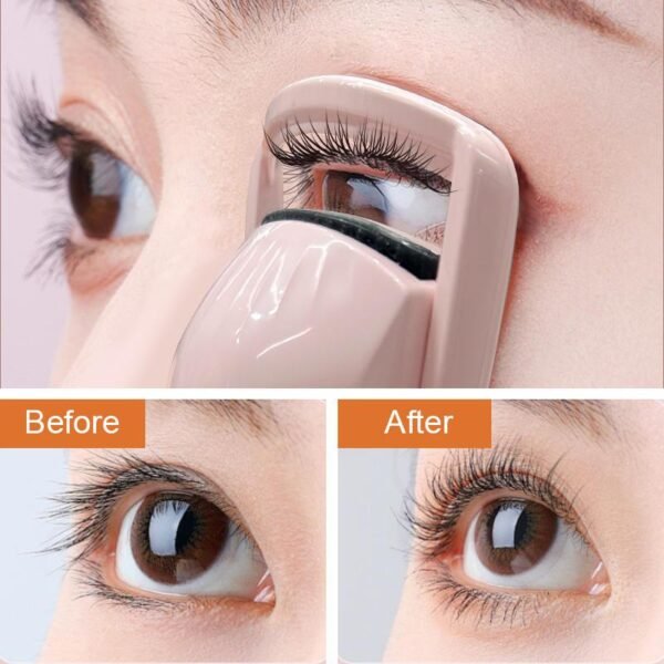Portable Electric Heated Eyelash Curler, Rapid Heated Lash Curler, 3 Heating Modes Rechargeable Electric Eyelash Curler - Image 4