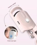 Portable Electric Heated Eyelash Curler, Rapid Heated Lash Curler, 3 Heating Modes Rechargeable Electric Eyelash Curler